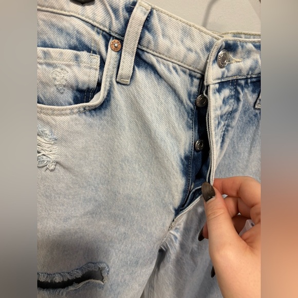 FREE PEOPLE - Tapered BAGGY BOYFRIEND JEANS - Picture 6 of 7